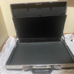 Vintage 1970s Samsonite Slate Gray Attache - Hard Shell Professional Briefcase
